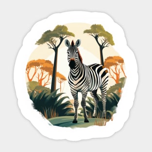 Zebra Lover Sticker